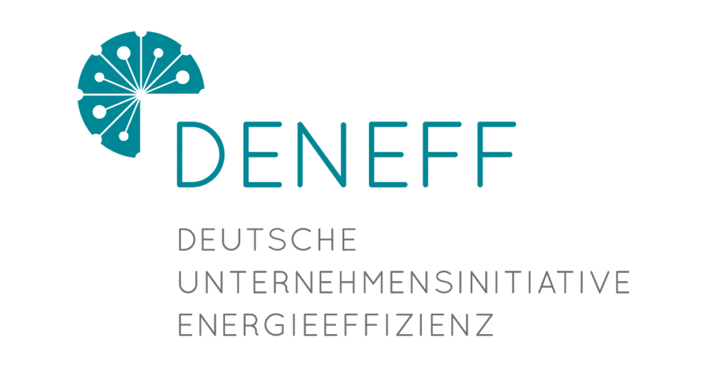 Logo from Deneff – Deutsche Unternehmesinitiative Energieeffizienz (German company initiative energy efficiency)